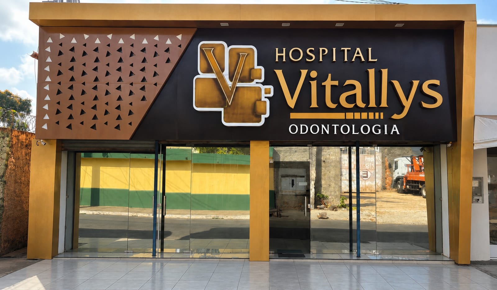 Fachada do Hospital Vitallys Odontologia em Santa Inês MA