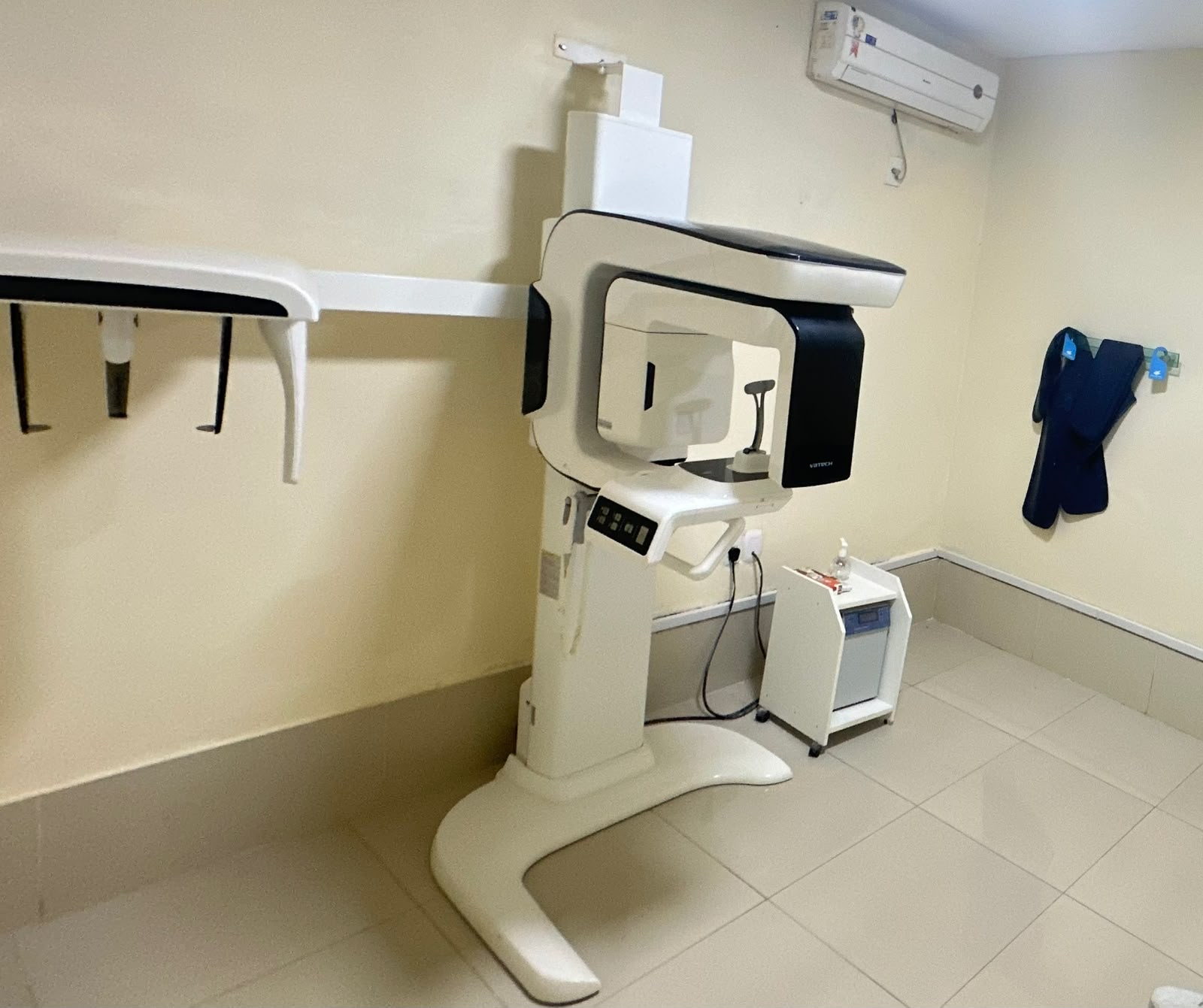 Sala de radiologia e tomografia odontológica do Hospital Vitallys